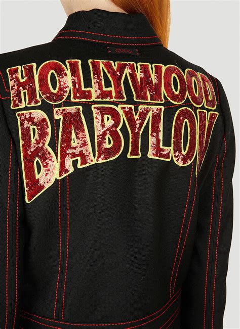 Hollywood Babylon Jacket in Black Gucci 